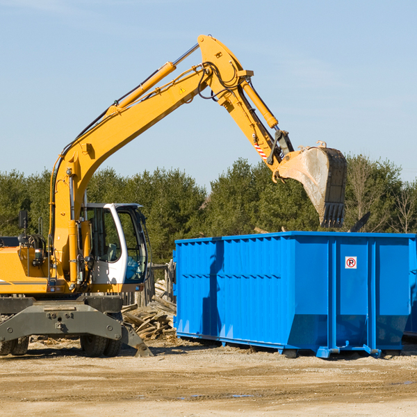 how does a residential dumpster rental service work in Bedford WY